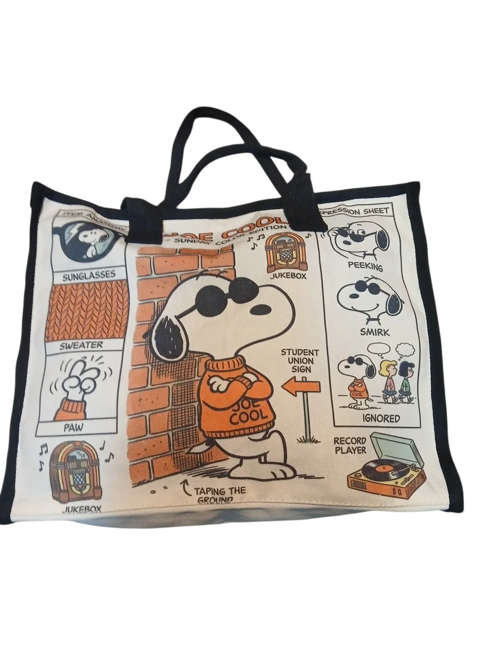 LAST ONE -// Peanuts - ECO Friendly,Snoopy as Joe Cool, At the Student Union,